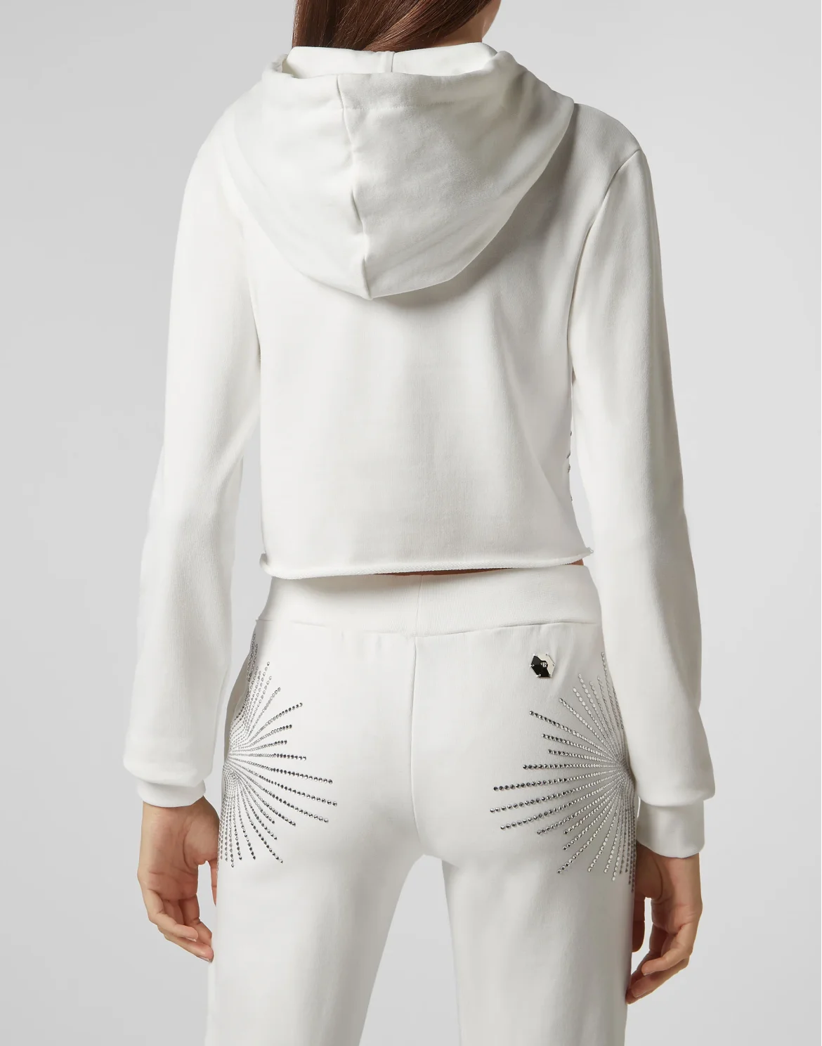 Hoodie sweatshirt Crystal, цвет: Белый