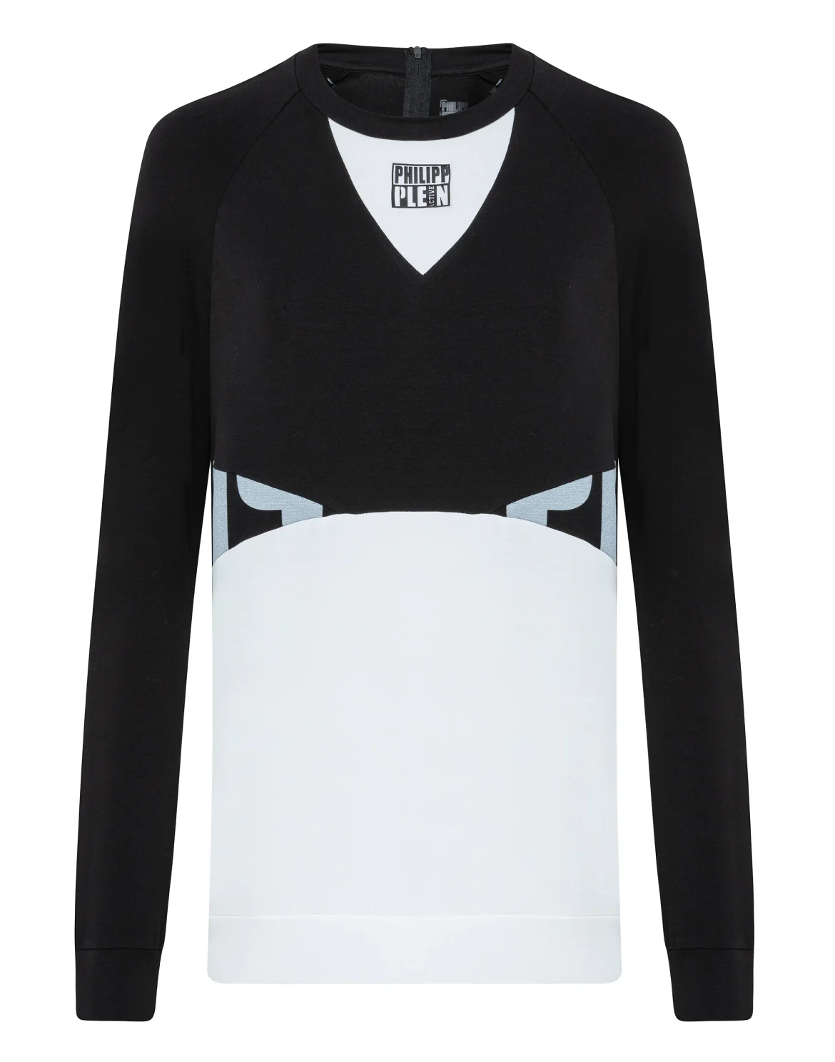Sweatshirt LS Geometric, цвет: Черный