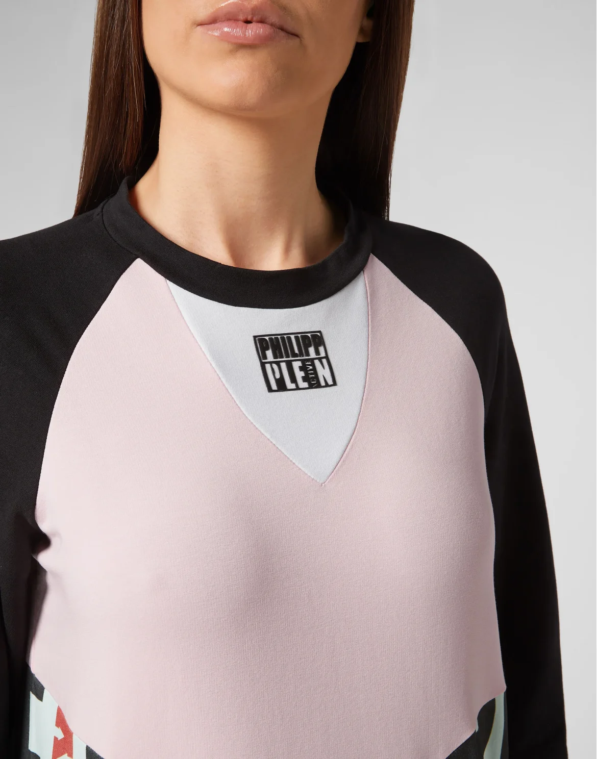 Sweatshirt LS Geometric, цвет: Мультиколор