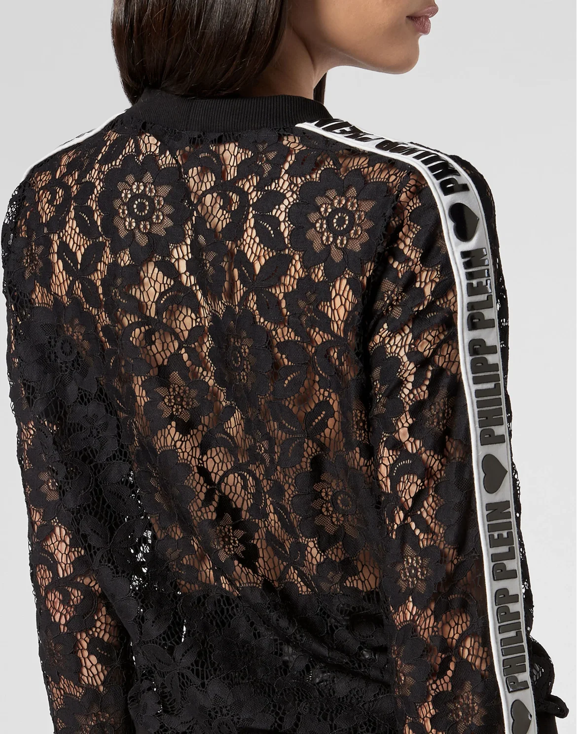 Sweatshirt LS Lace, цвет: Черный