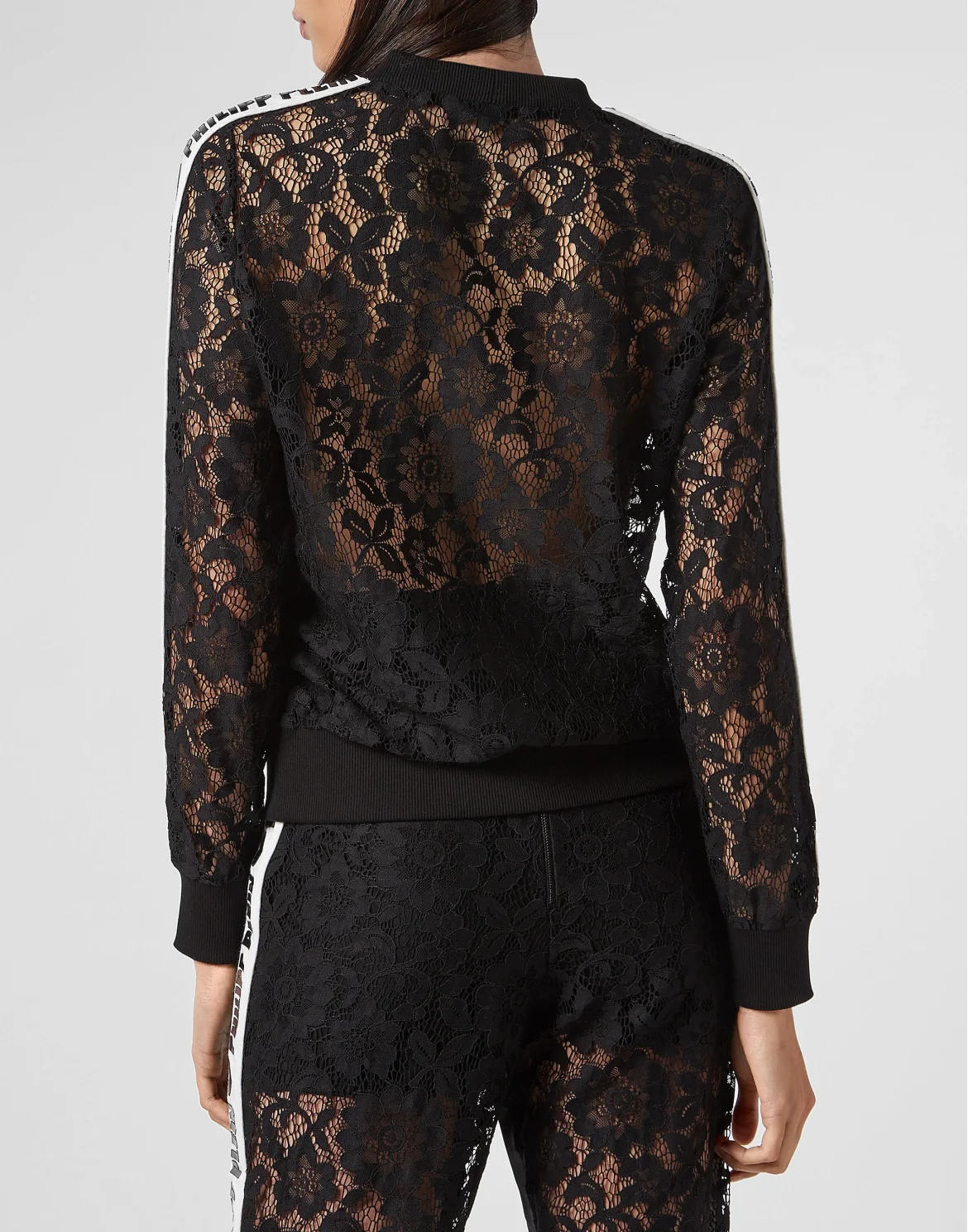 Sweatshirt LS Lace, цвет: Черный