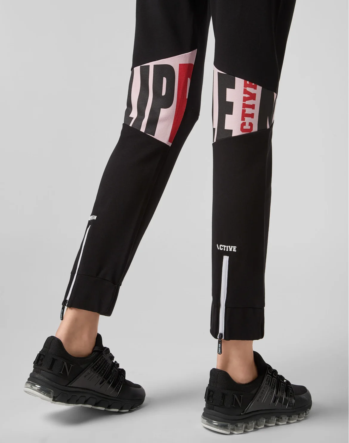 Jogging Trousers Geometric, цвет: Черный