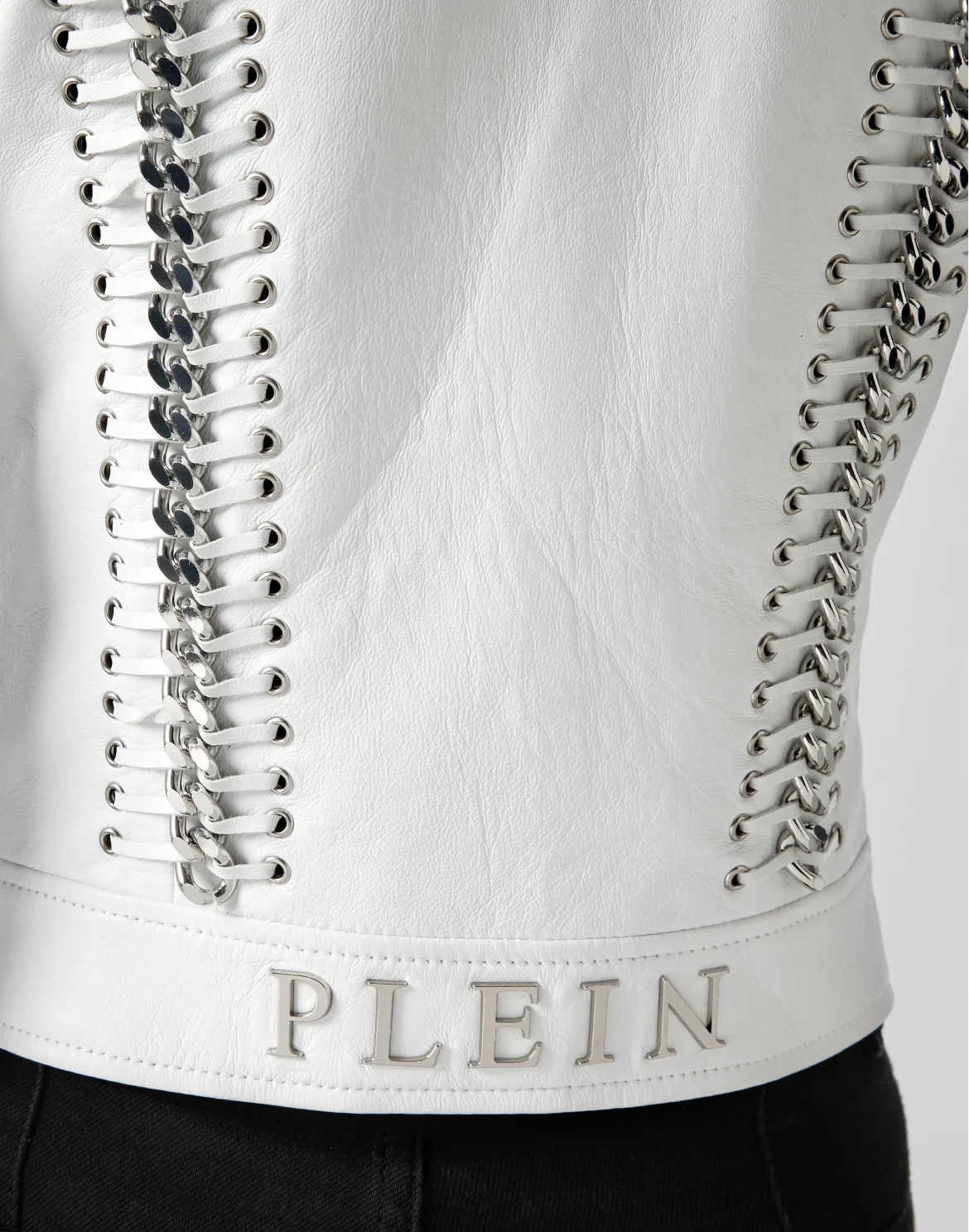 Leather Biker Elegant, цвет: Белый