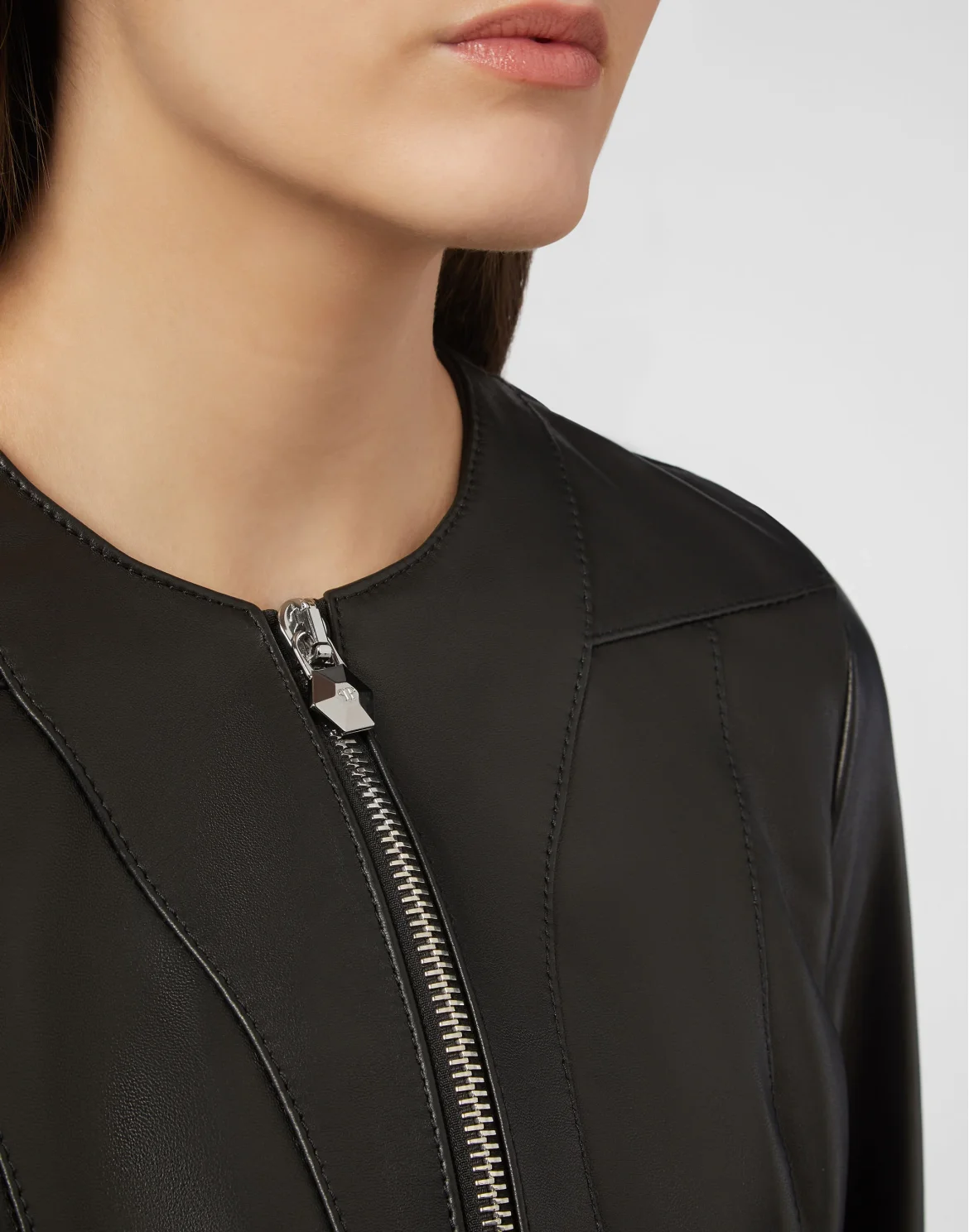 Leather Jacket Statement, цвет: Черный