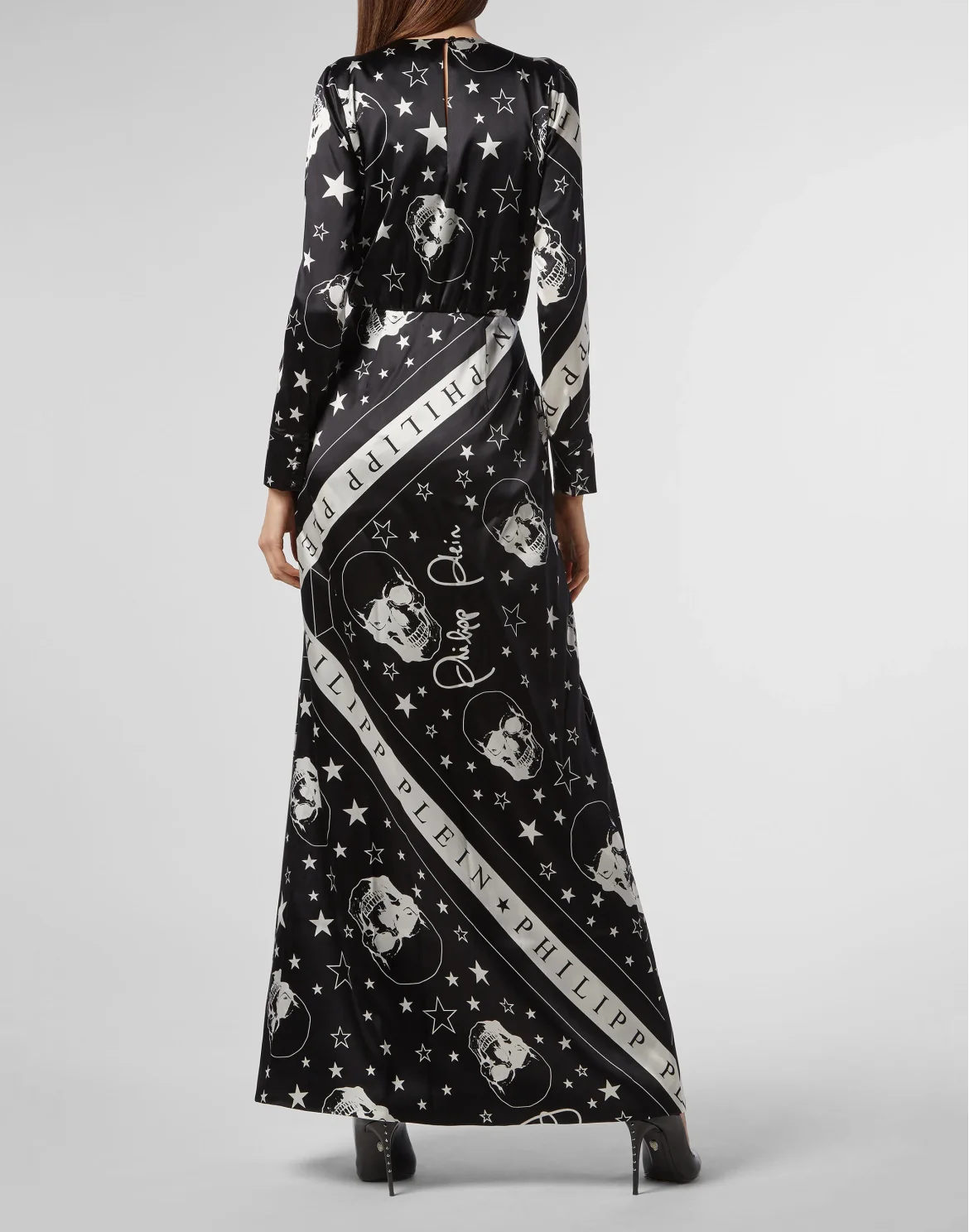 Long Dress Stars and skull, цвет: Черный