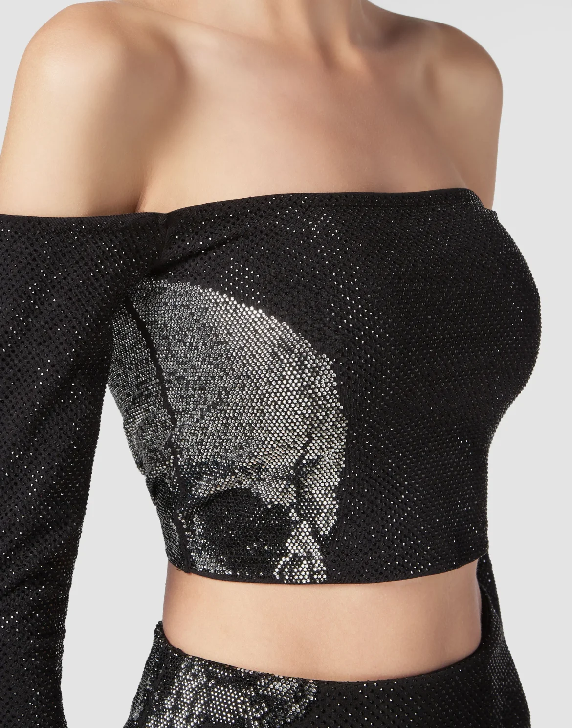 LS Top Skull, цвет: Черный