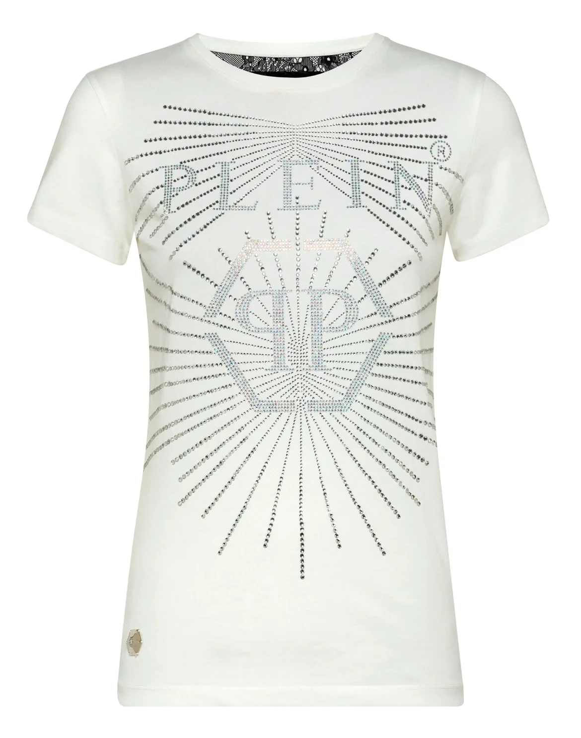 T-shirt Round Neck SS Crystal, цвет: Белый