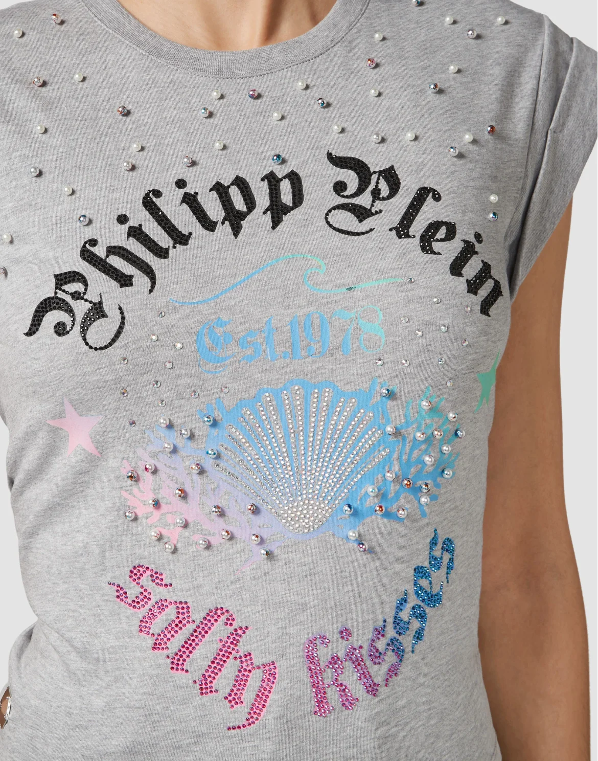 T-shirt Round Neck SS Underwater, цвет: Серый