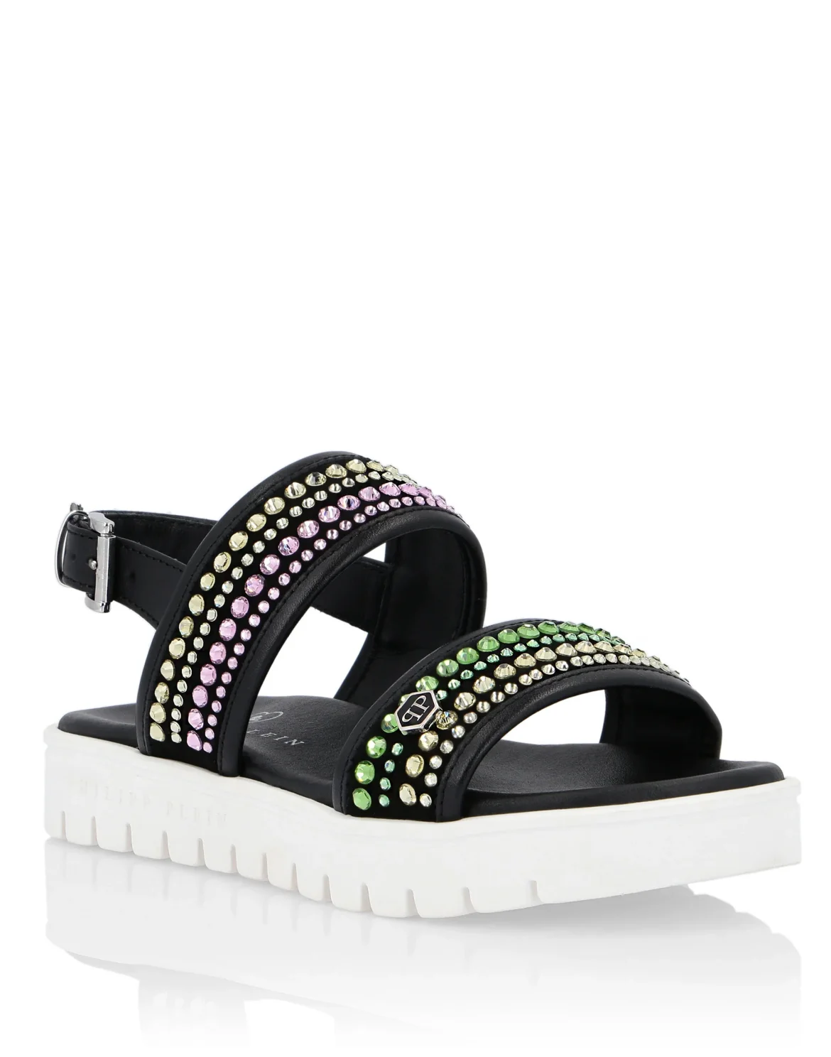 Sandals Flat, цвет: Черный