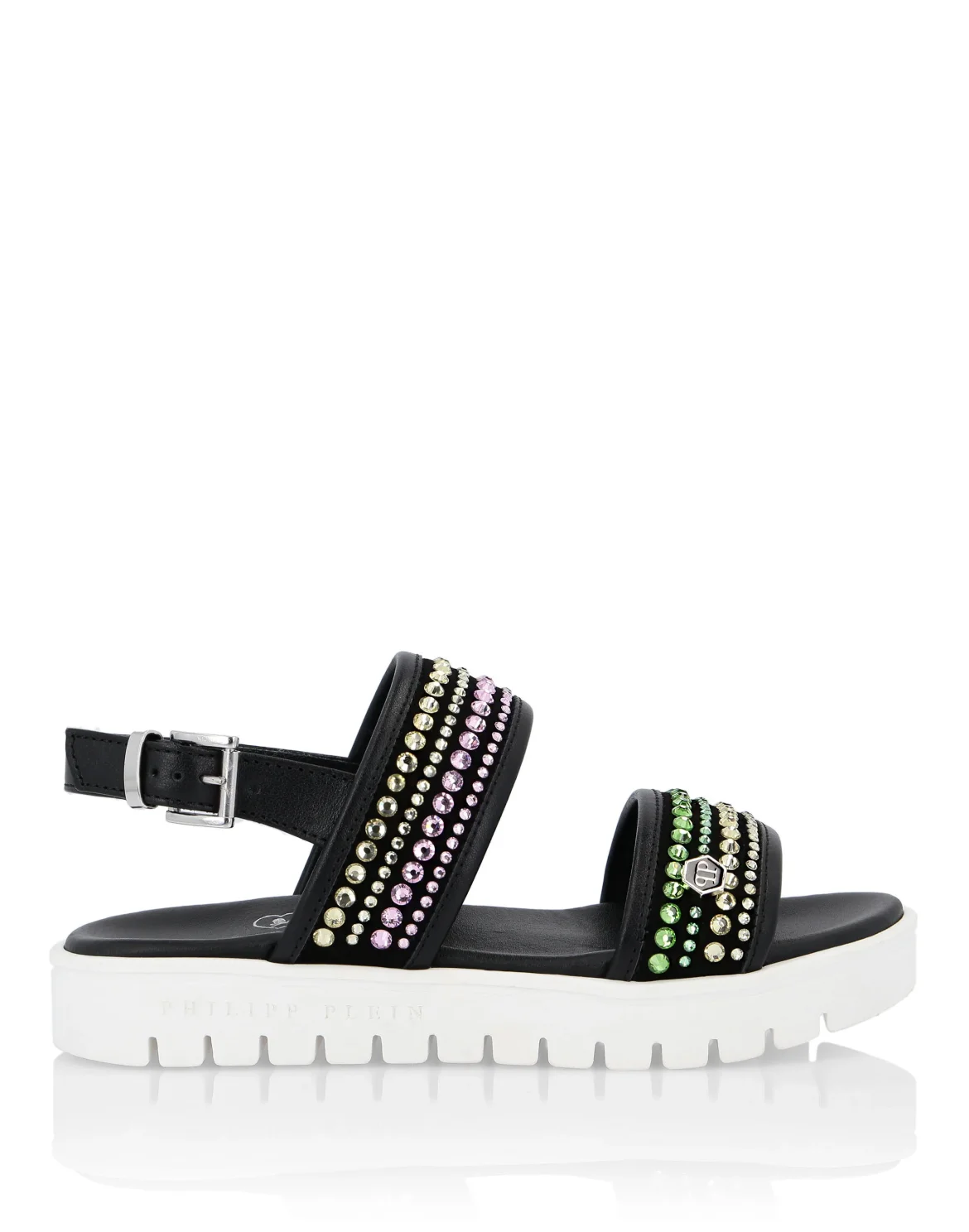Sandals Flat, цвет: Черный
