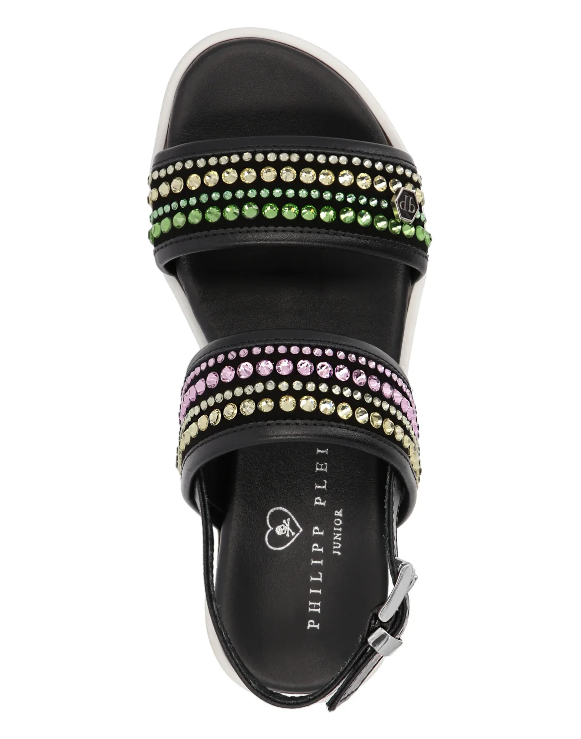 Sandals Flat, цвет: Черный
