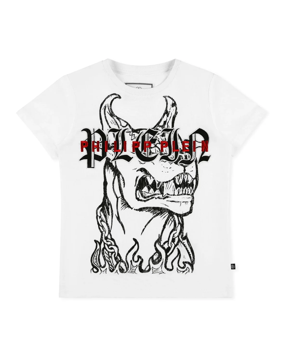 T-shirt Round Neck SS Gothic Plein, цвет: Белый