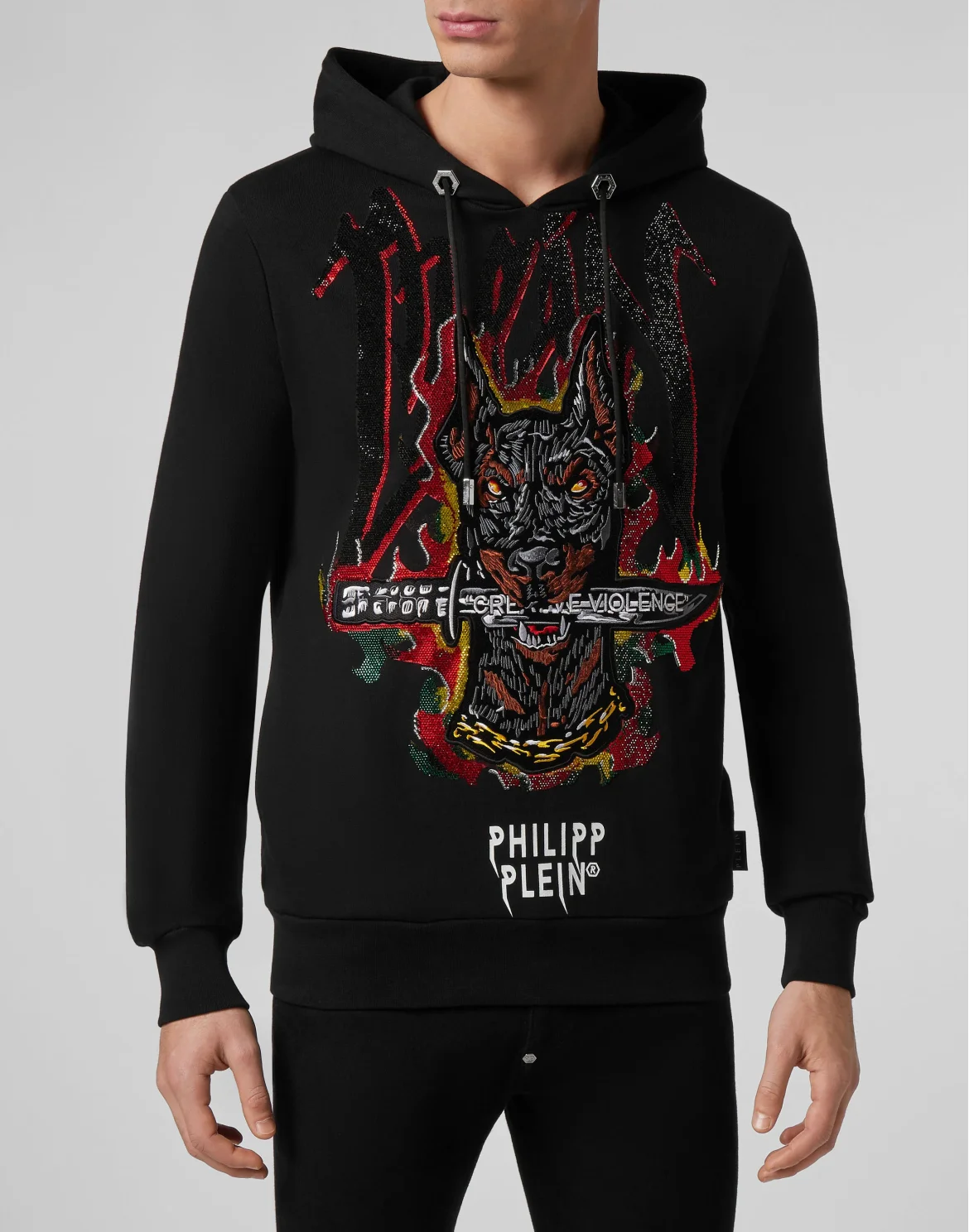 Hoodie sweatshirt Graffiti, цвет: Черный