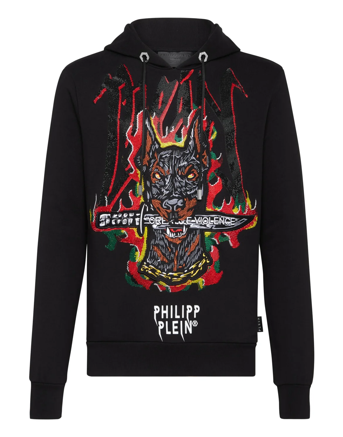 Hoodie sweatshirt Graffiti, цвет: Черный