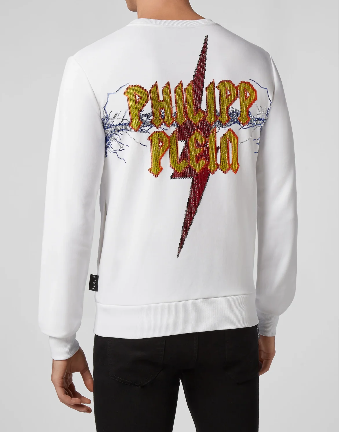 Sweatshirt LS Skull crystal, цвет: Белый