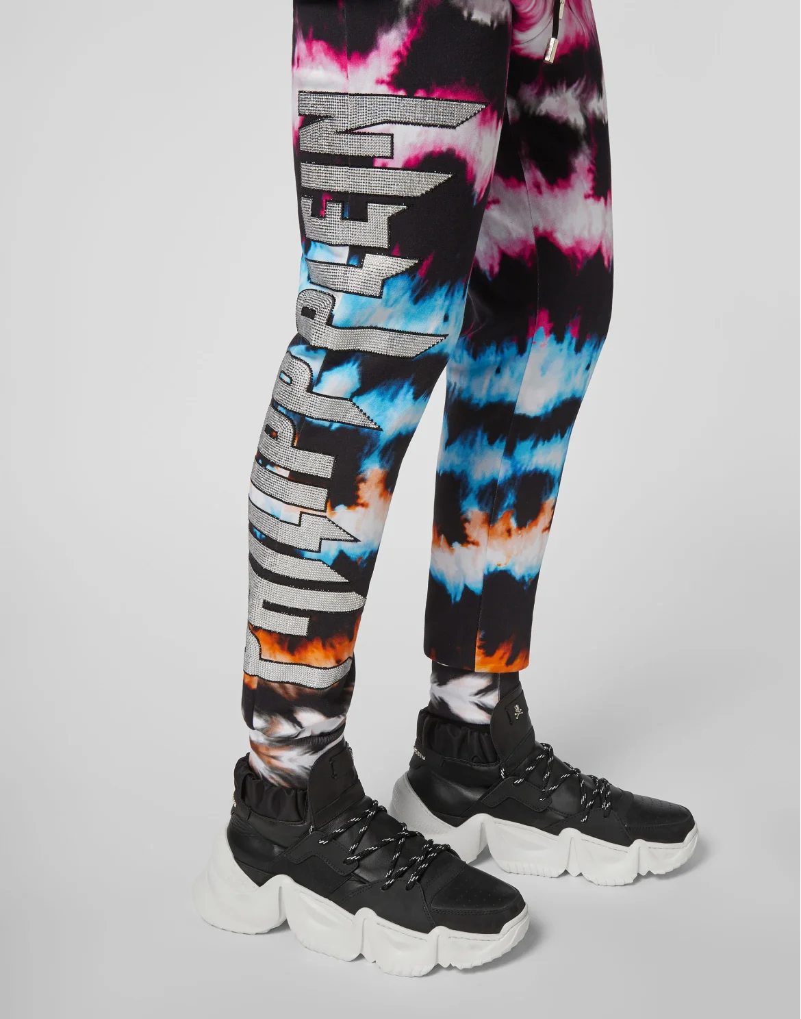 Jogging Trousers Tie dye, цвет: Черный