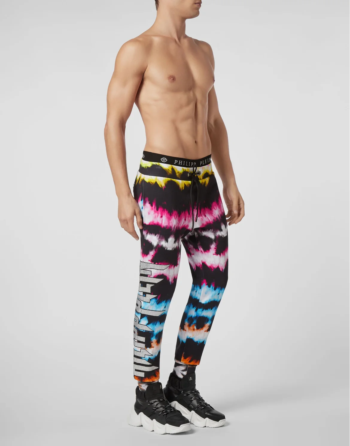 Jogging Trousers Tie dye, цвет: Черный