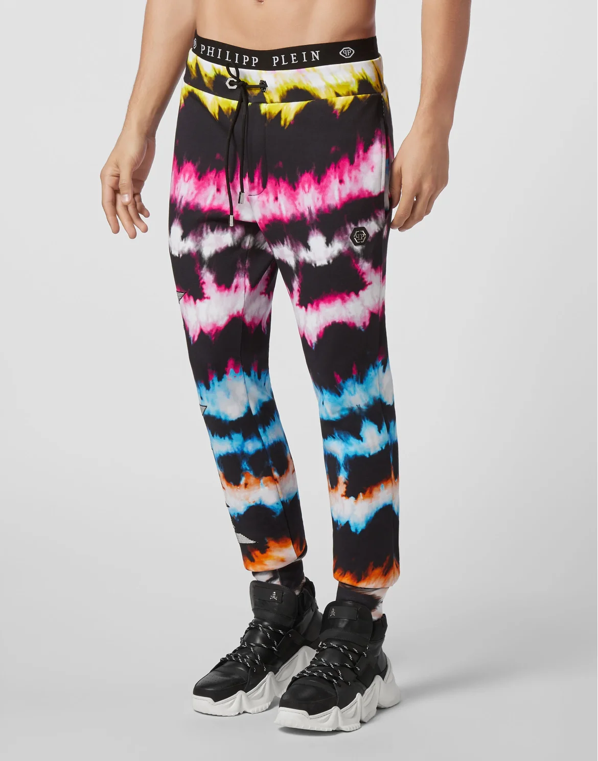 Jogging Trousers Tie dye, цвет: Черный