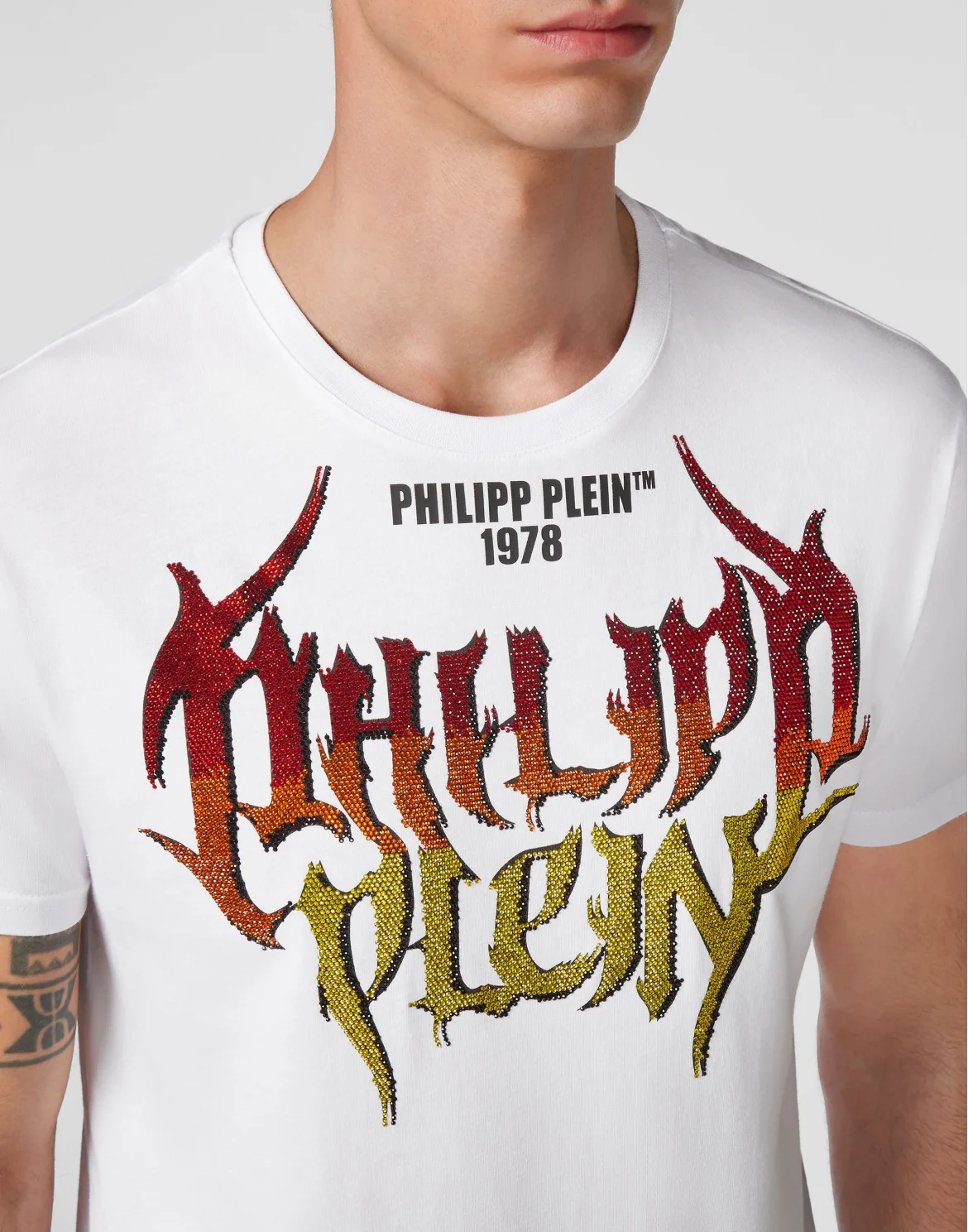 T-shirt Round Neck SS Rock PP, цвет: Белый