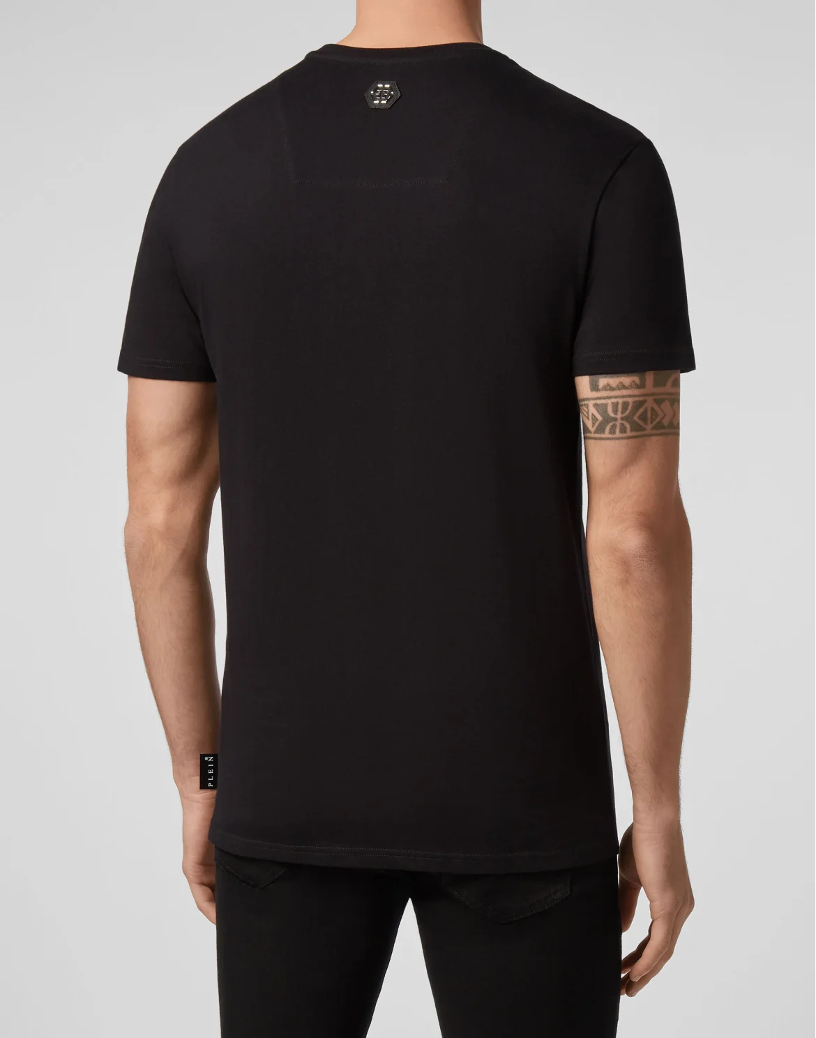 T-shirt Round Neck SS Plein Star, цвет: Черный