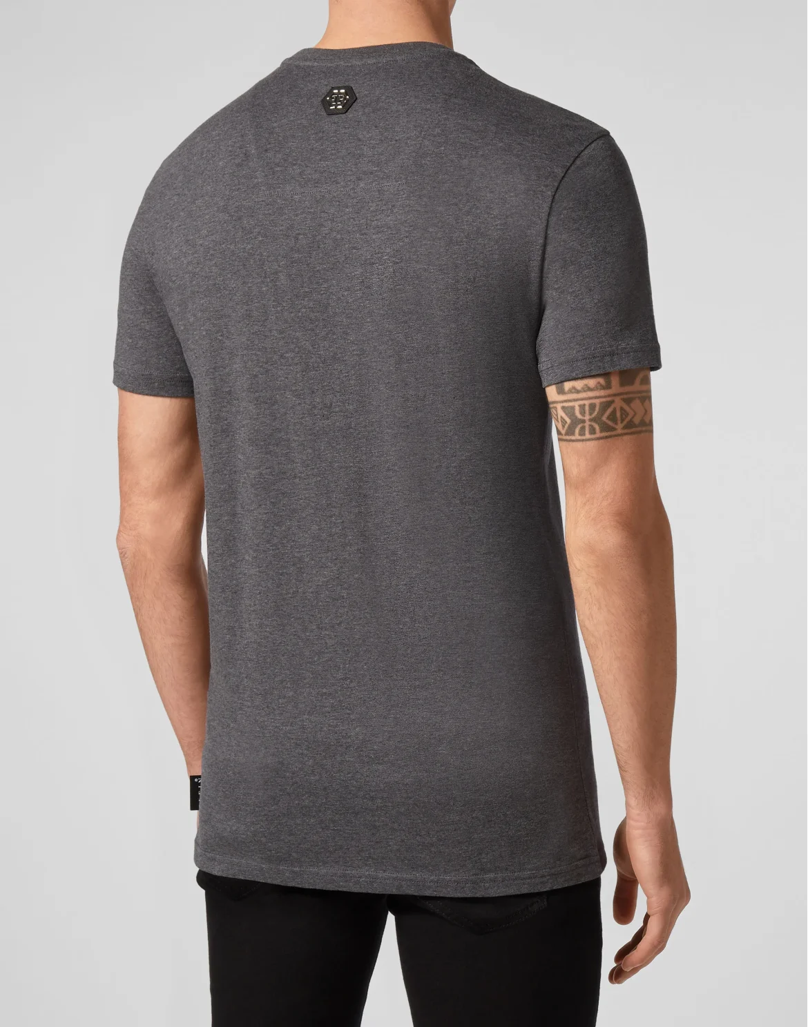 T-shirt Round Neck SS Plein Star, цвет: Серый