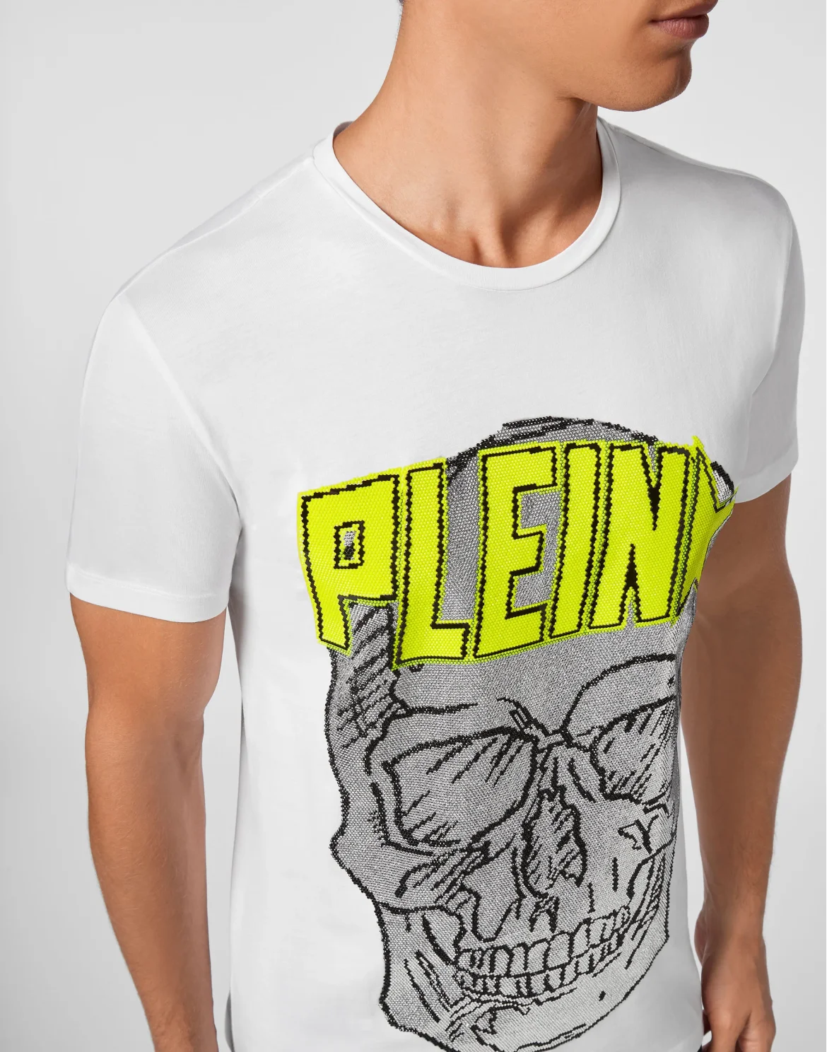 T-shirt Round Neck SS Plein Star, цвет: Белый