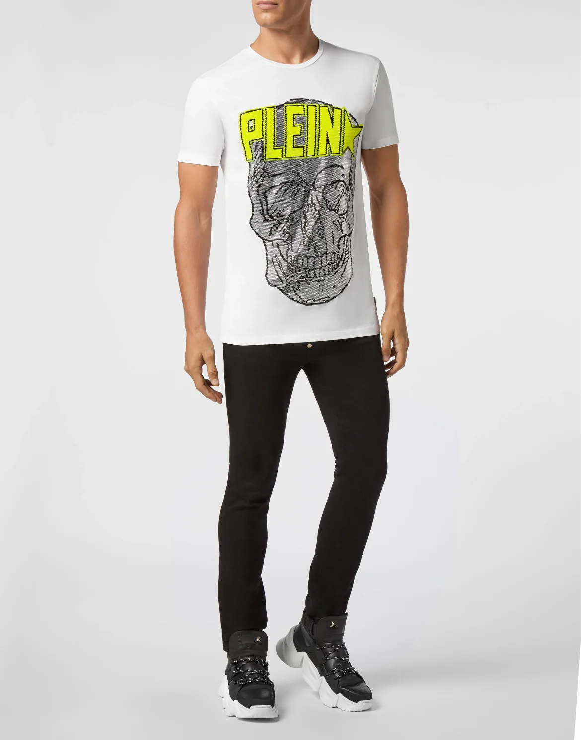 T-shirt Round Neck SS Plein Star, цвет: Белый