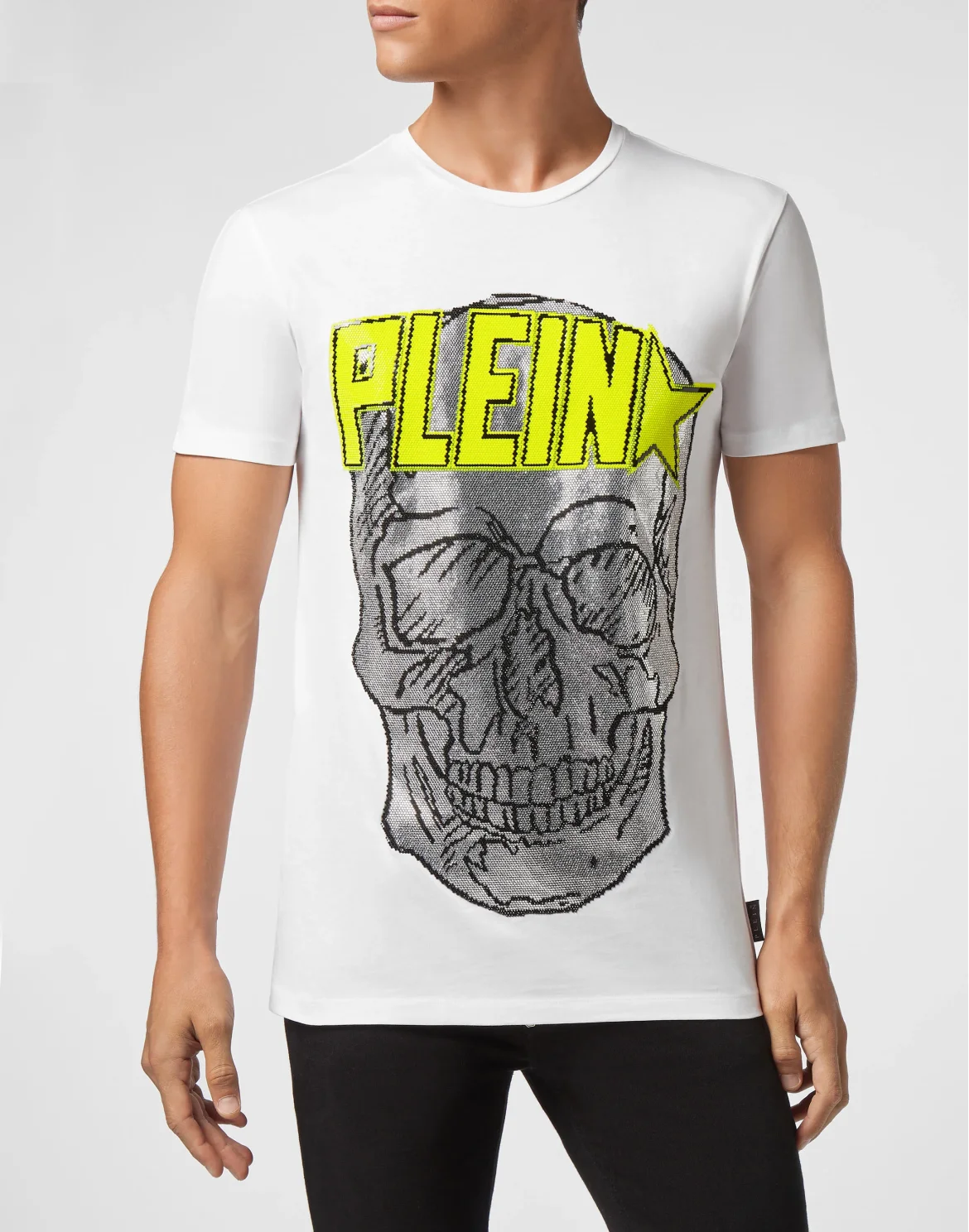 T-shirt Round Neck SS Plein Star, цвет: Белый