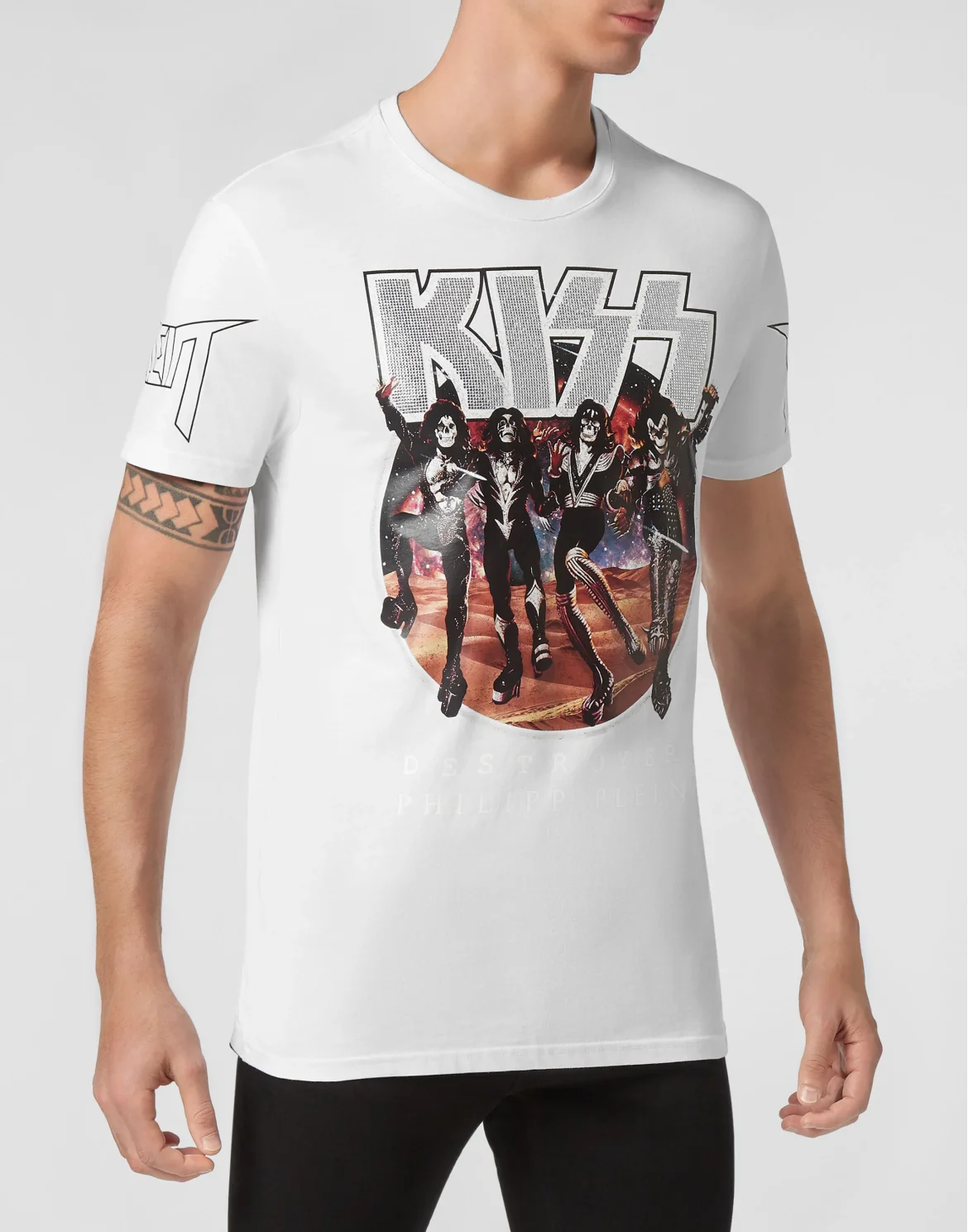 T-shirt Round Neck SS Rock band, цвет: Белый