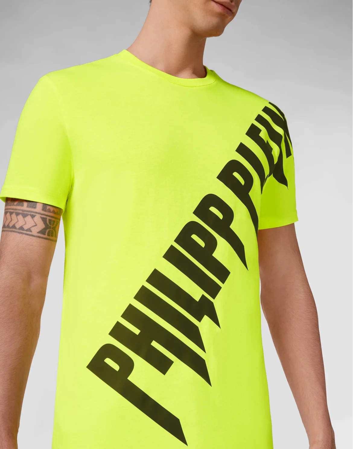 T-shirt Round Neck SS Philipp Plein TM, цвет: Желтый
