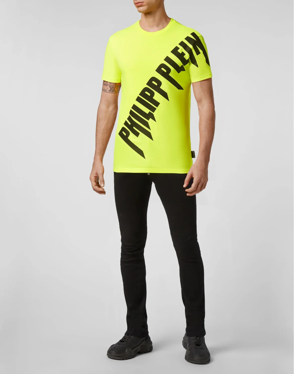 T-shirt Round Neck SS Philipp Plein TM, цвет: Желтый