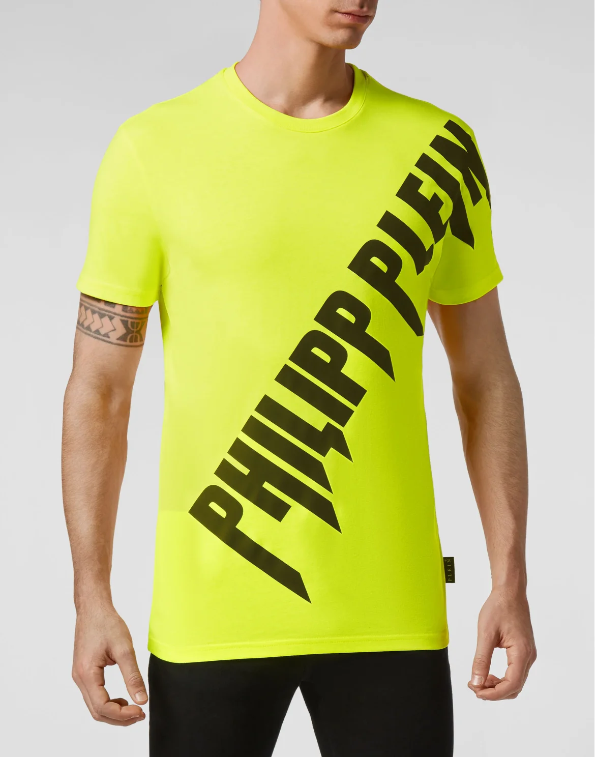 T-shirt Round Neck SS Philipp Plein TM, цвет: Желтый