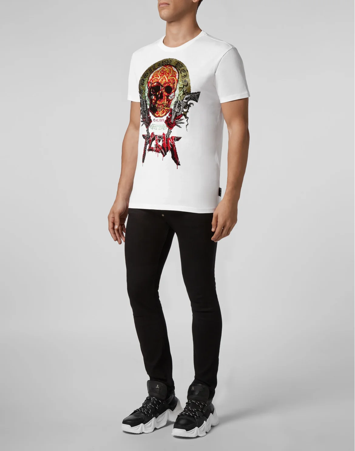 T-shirt Round Neck SS Rock PP, цвет: Белый