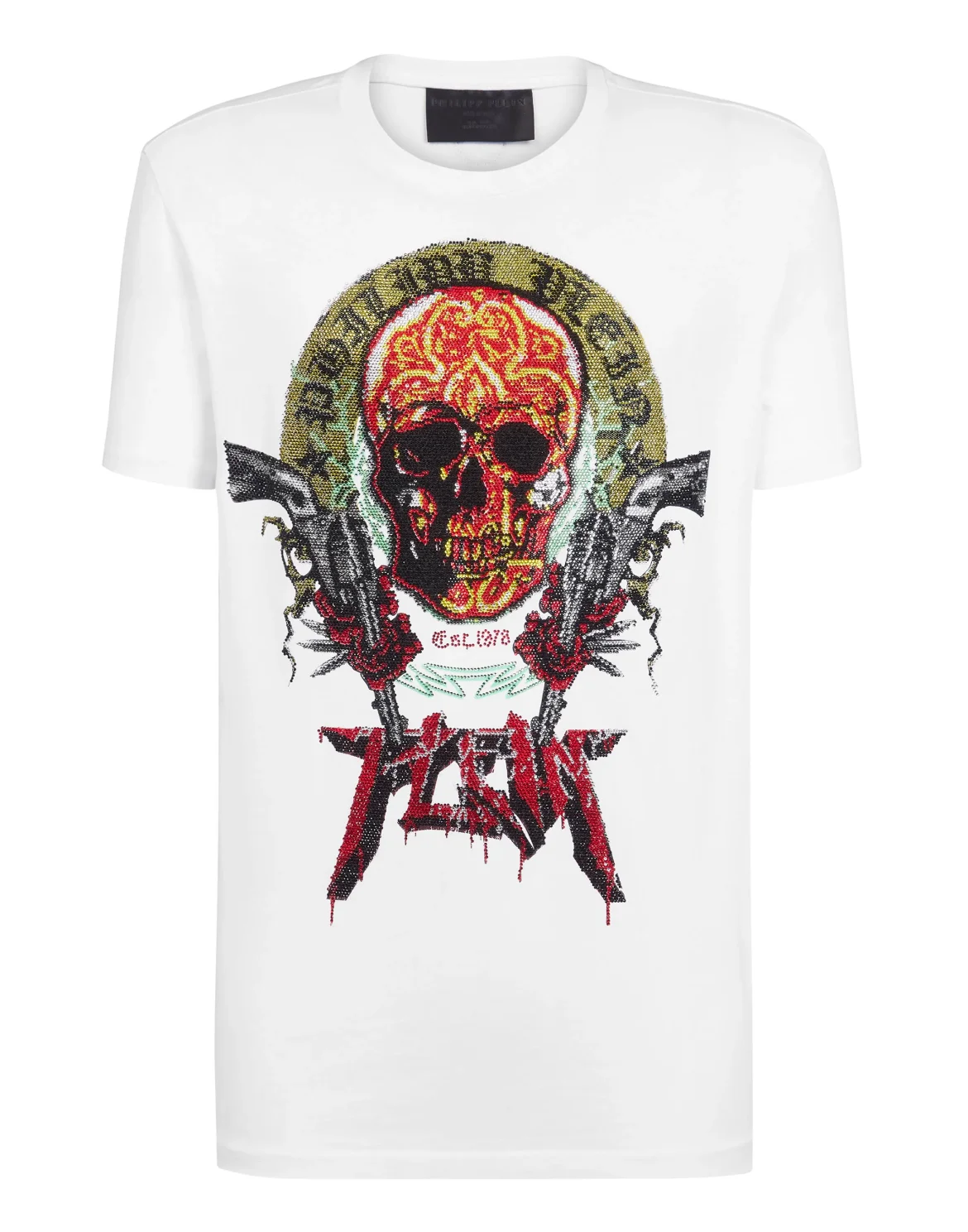 T-shirt Round Neck SS Rock PP, цвет: Белый