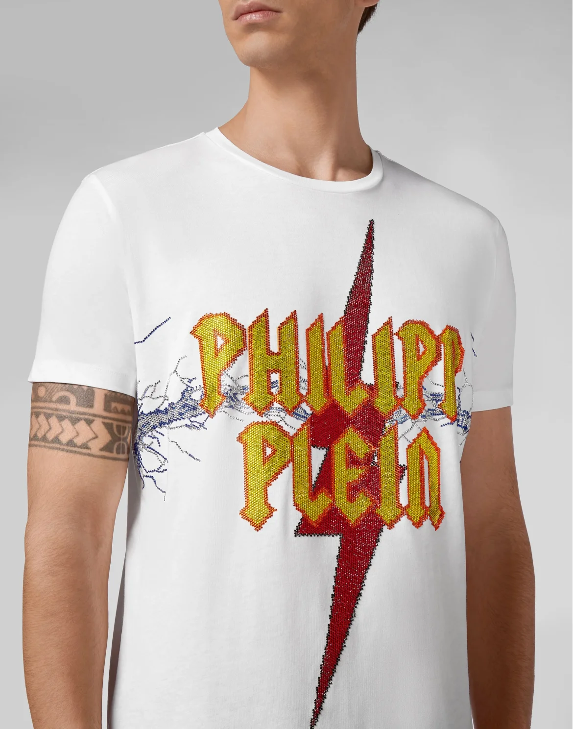 T-shirt Round Neck SS Rock PP, цвет: Белый