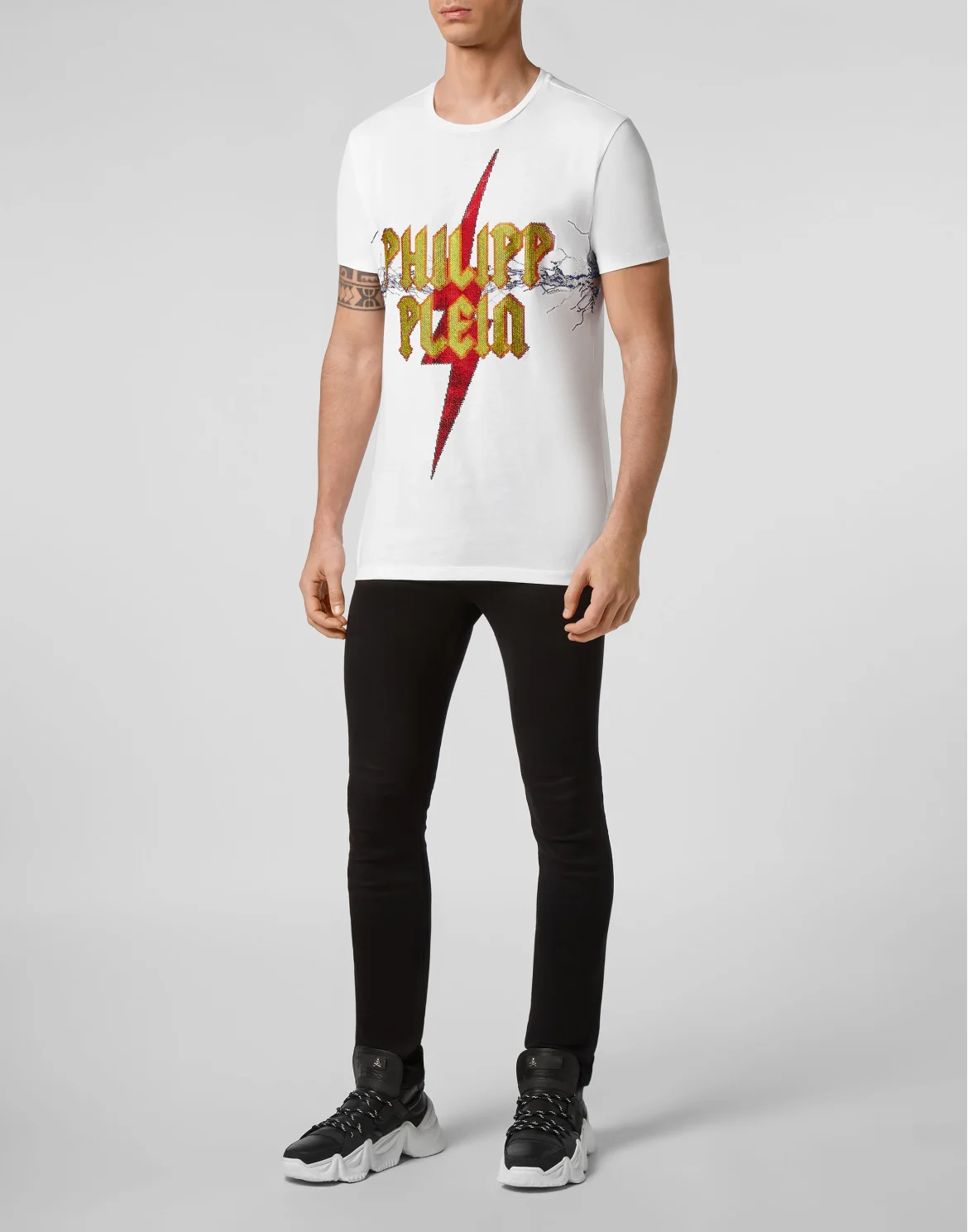 T-shirt Round Neck SS Rock PP, цвет: Белый