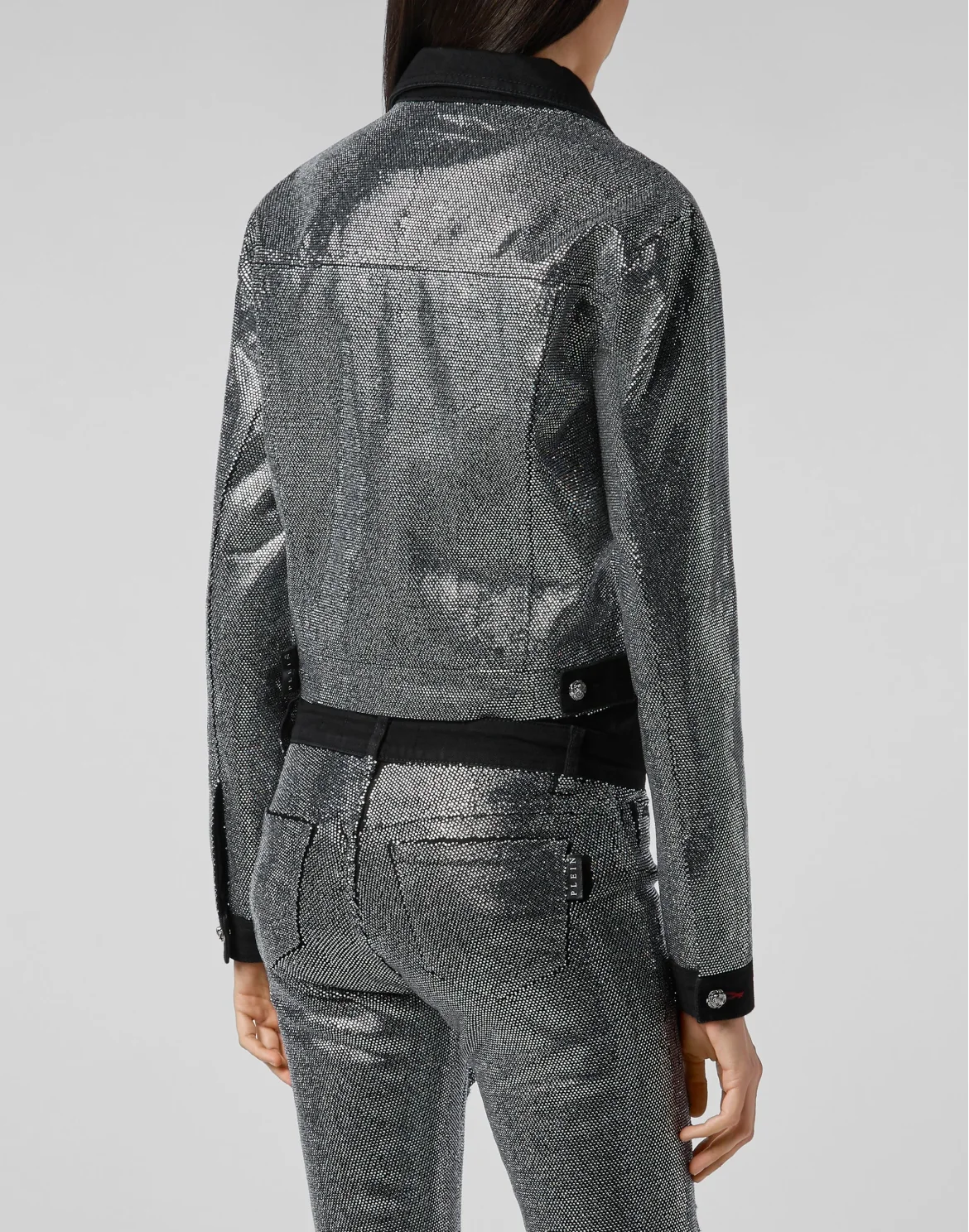 Denim Jacket Crystal, цвет: Черный