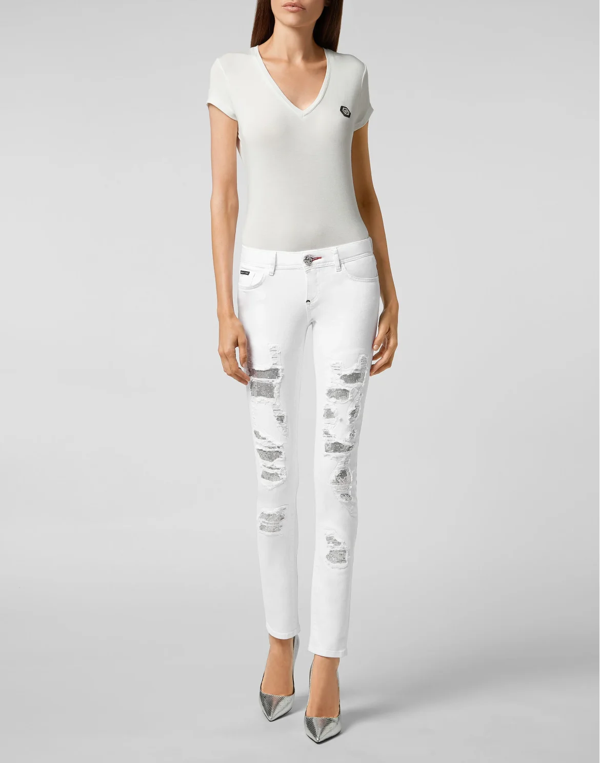 Slim Fit Rock PP, цвет: Белый