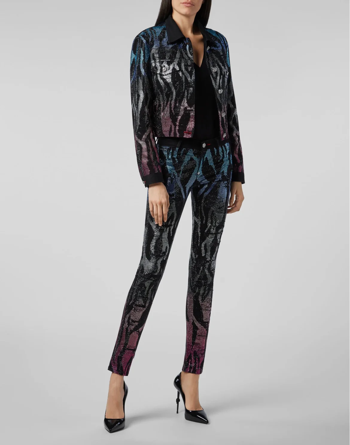Jeggins Zebra, цвет: Черный