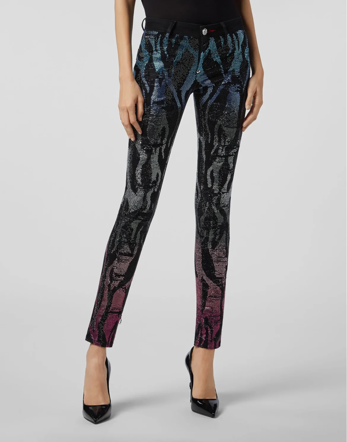 Jeggins Zebra, цвет: Черный