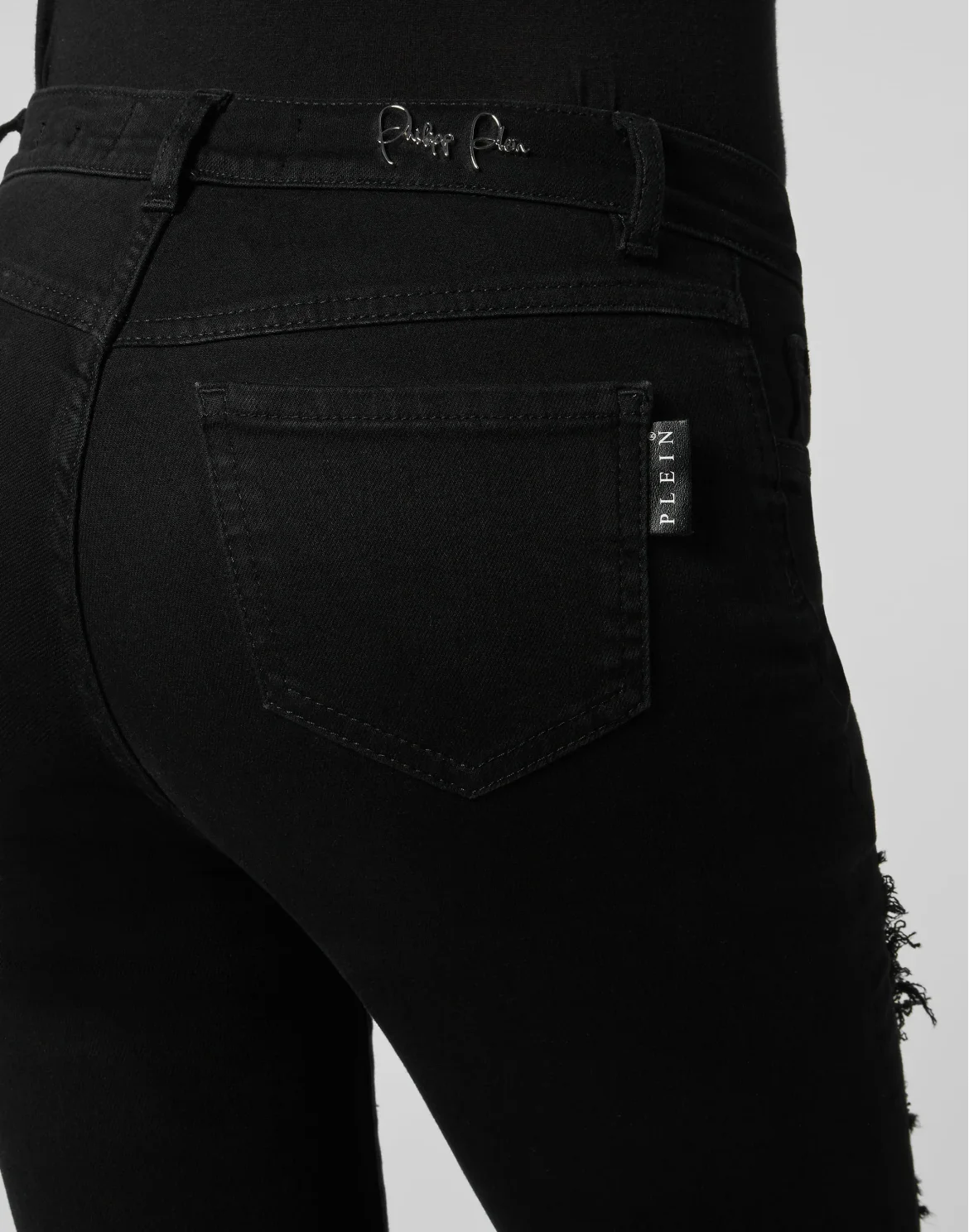 High Waist Jegging Destroyed, цвет: Черный