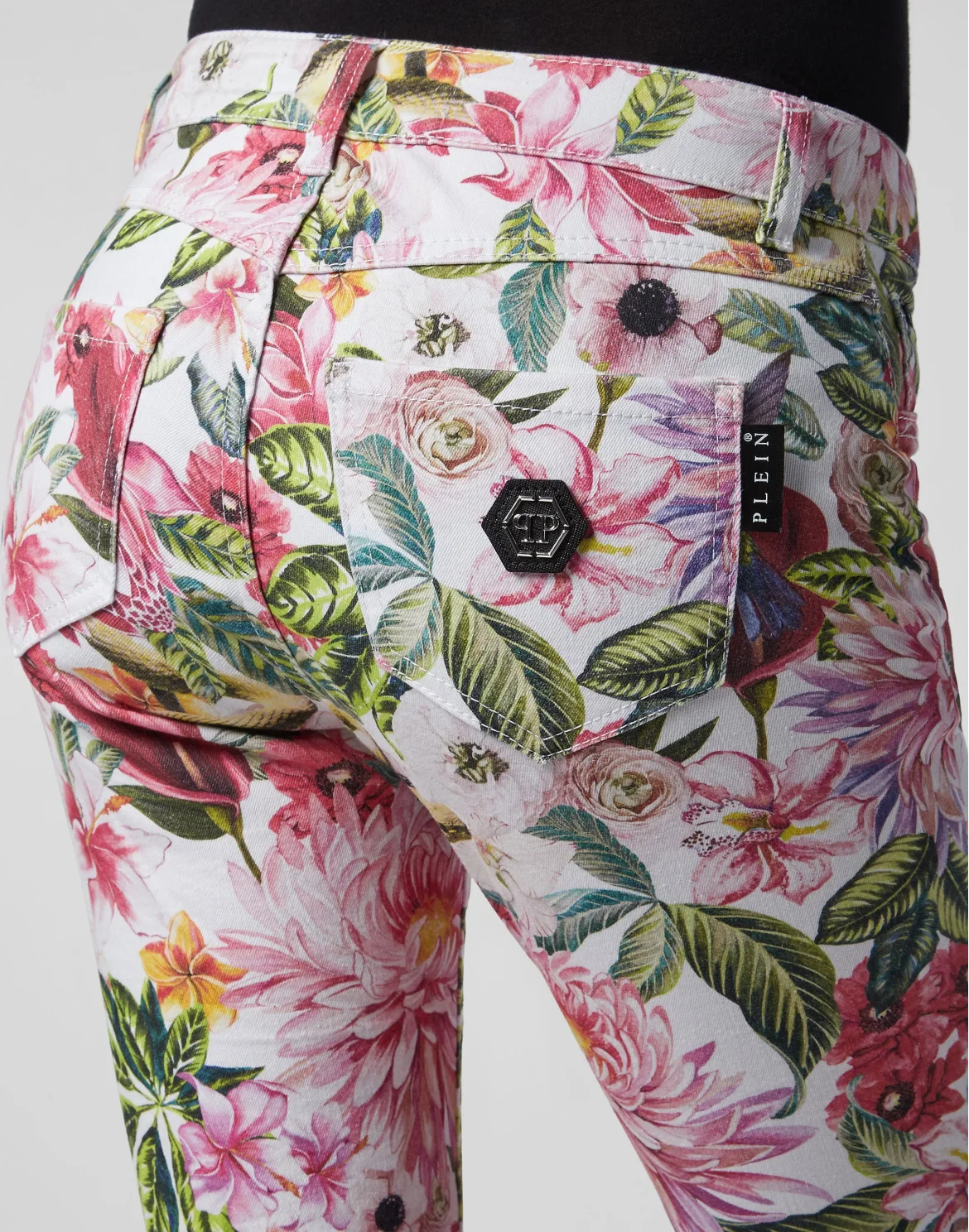 Jeggins Flowers, цвет: Белый