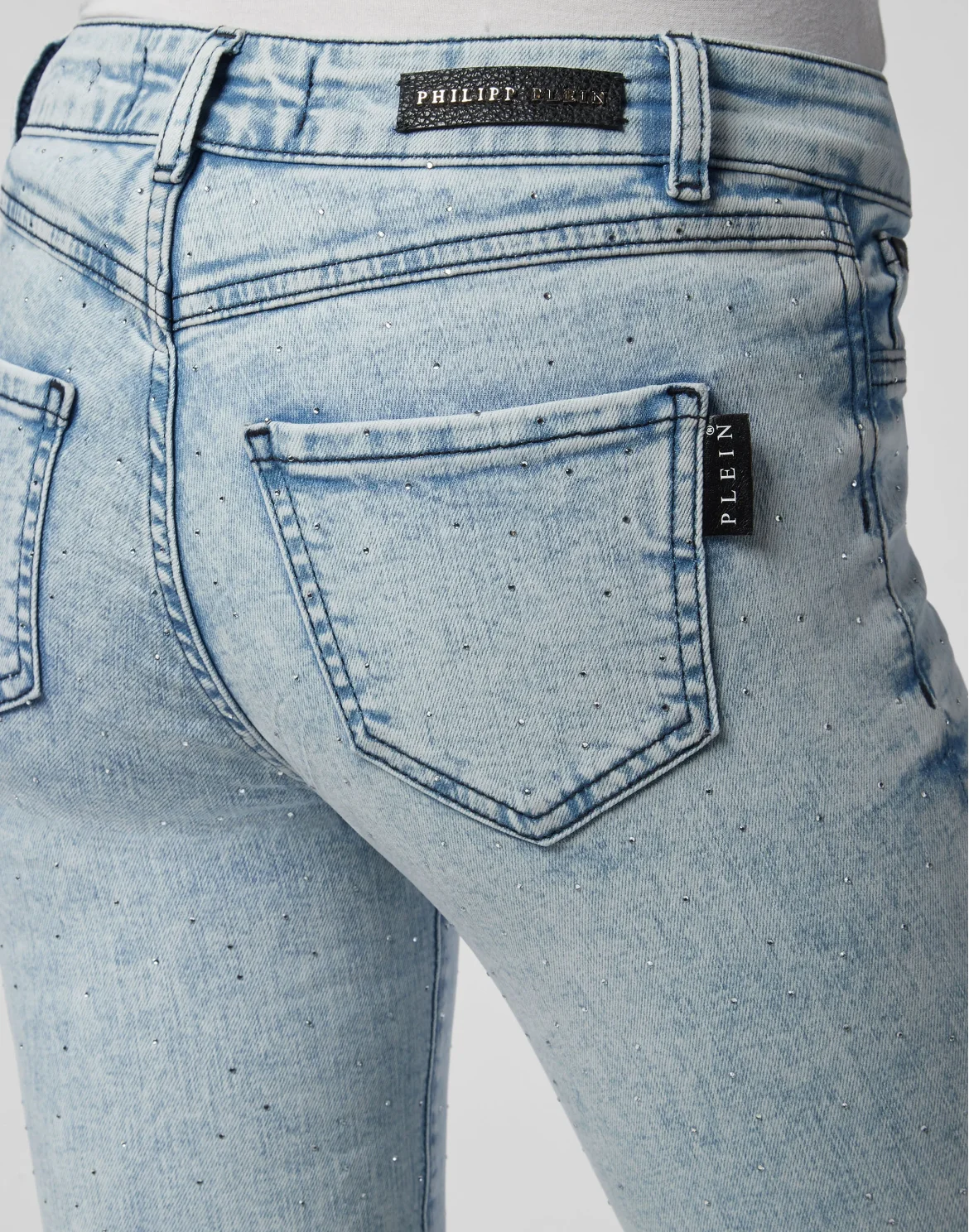 Jeggins Crystal, цвет: Голубой