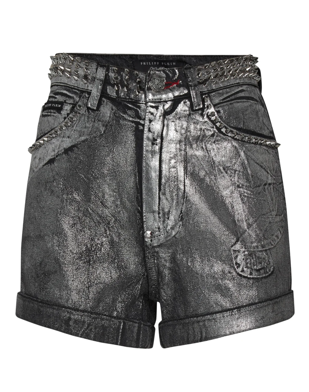 Hot pants Tie dye, цвет: Серебристый