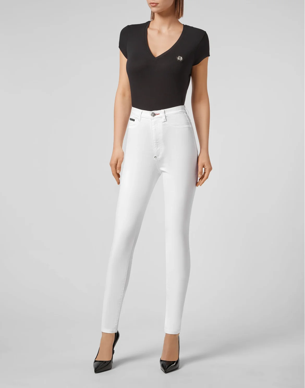 Super High Waist Jegging, цвет: Белый