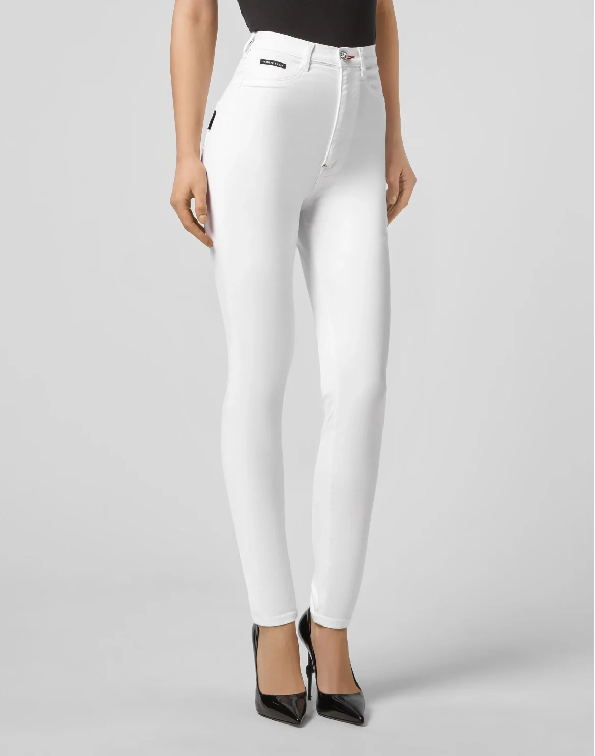 Super High Waist Jegging, цвет: Белый