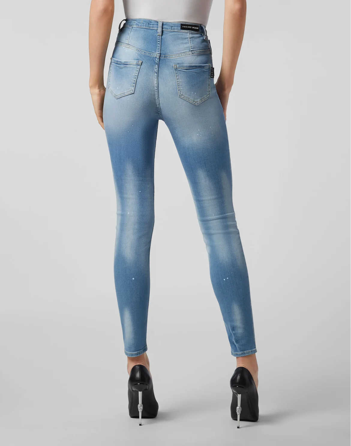 Super High Waist Jegging, цвет: Голубой