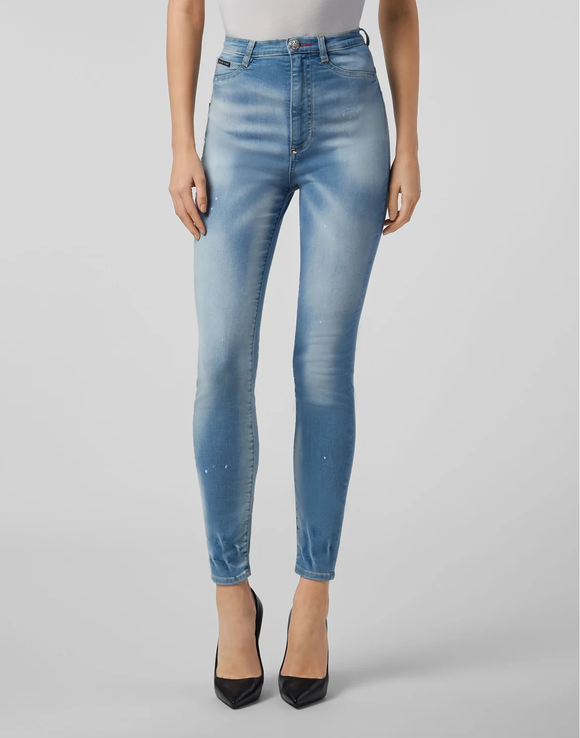 Super High Waist Jegging, цвет: Голубой