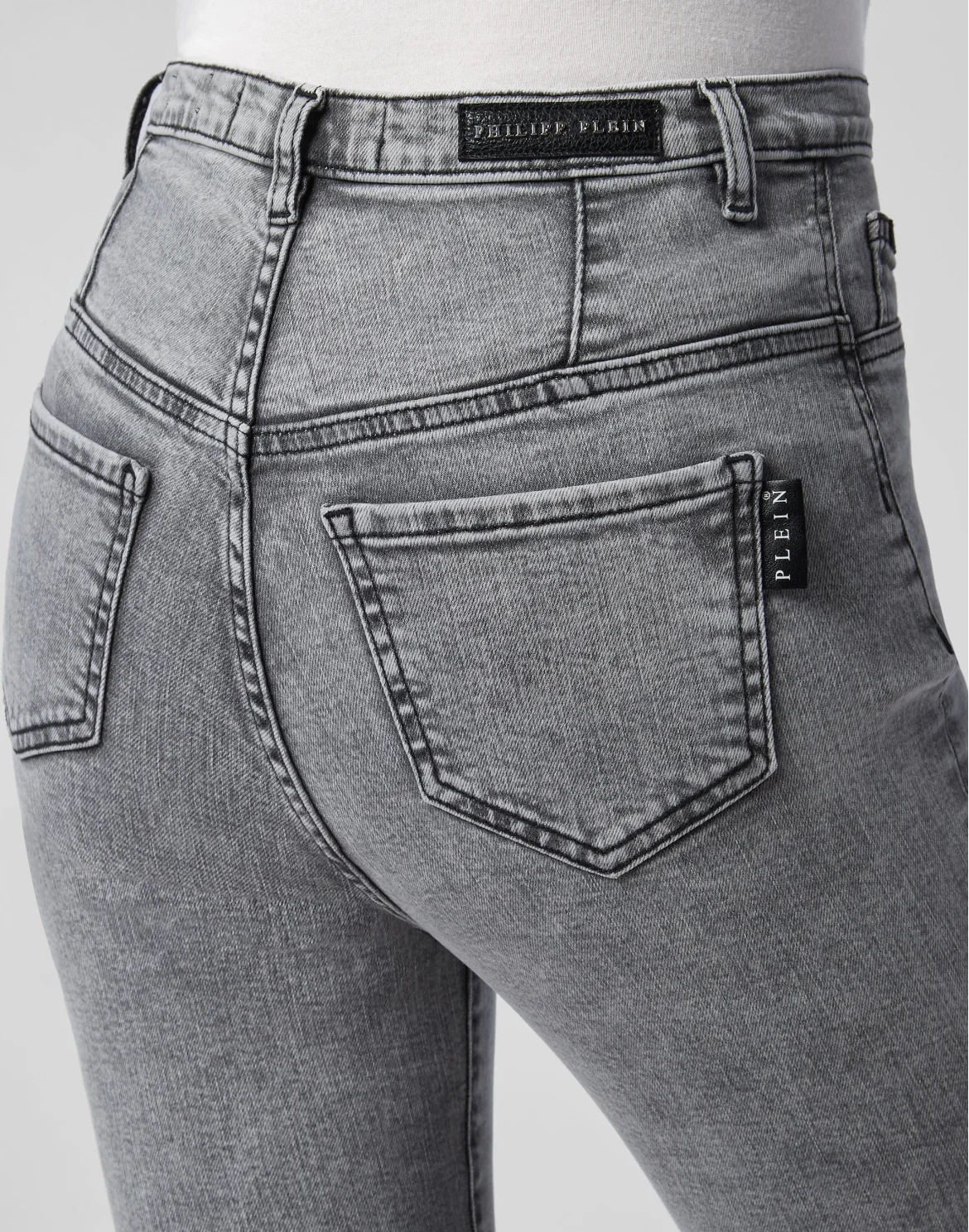 Super High Waist Jegging, цвет: Серый