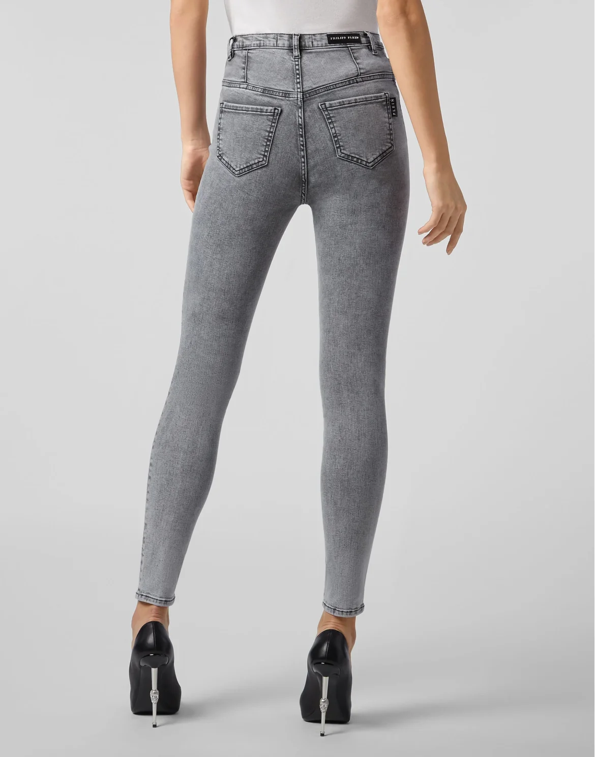 Super High Waist Jegging, цвет: Серый